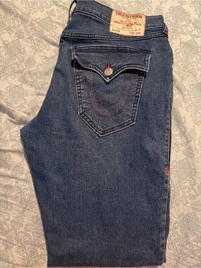 True Religion men’s Dark Blue Denim Jeans